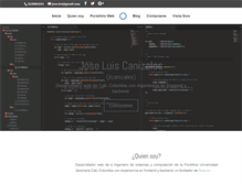 Tablet Screenshot of jlcanizales.com